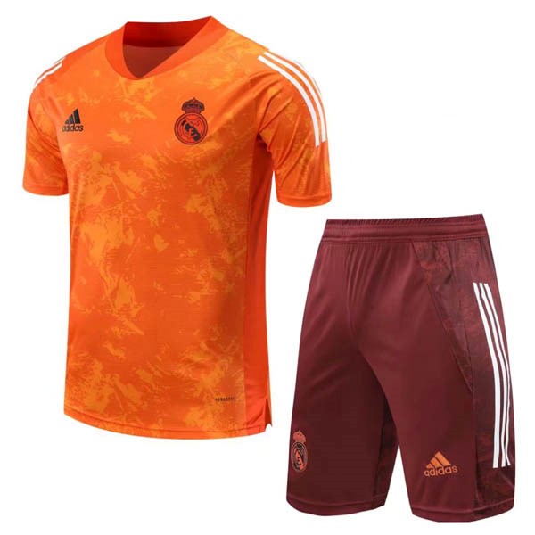 Entrenamiento Real Madrid Conjunto Completo 2020 2021 Naranja